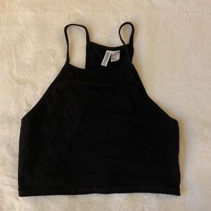 Black tank top